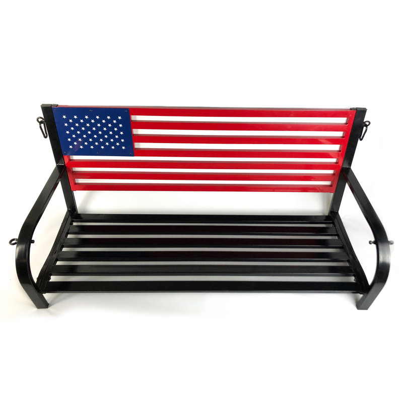 Aviela American Flag Porch Swing